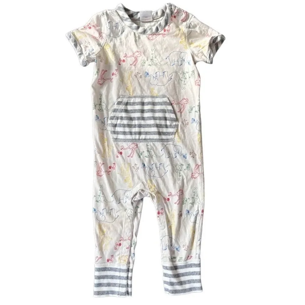 Hanna Andersson Curious George Unisex One Piece 2T‎